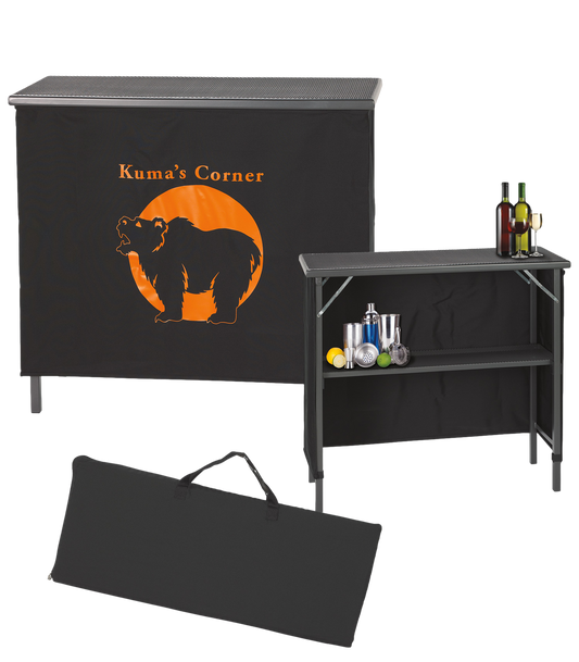 Black Portable Folding Bar