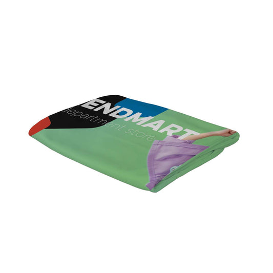 6' Curved Splash Tabletop Display Wrap Graphic Panel (Recycled Polyester Knit)