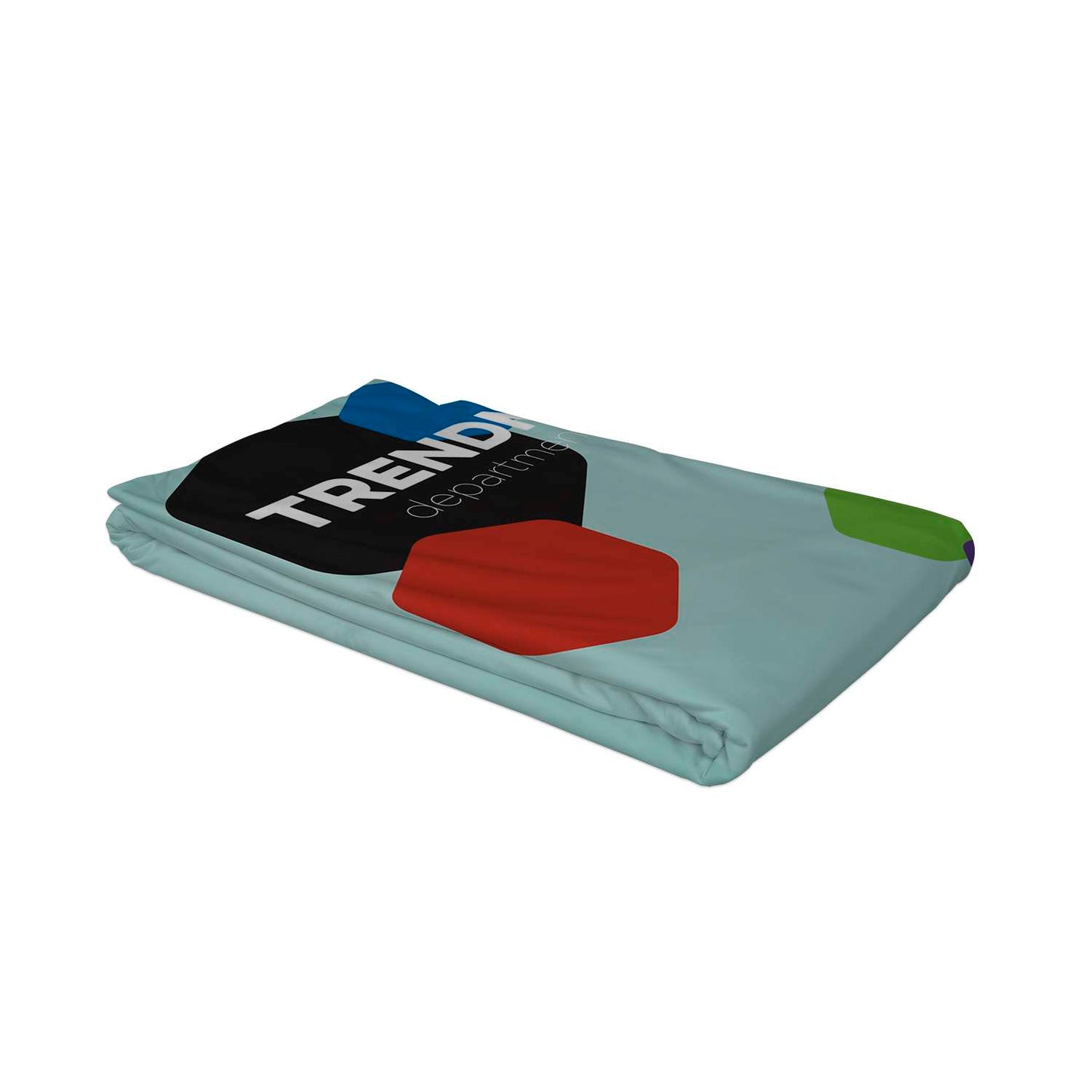 10' Curved Splash Floor Display Wrap Graphic Panel (Recycled Polyester Knit)