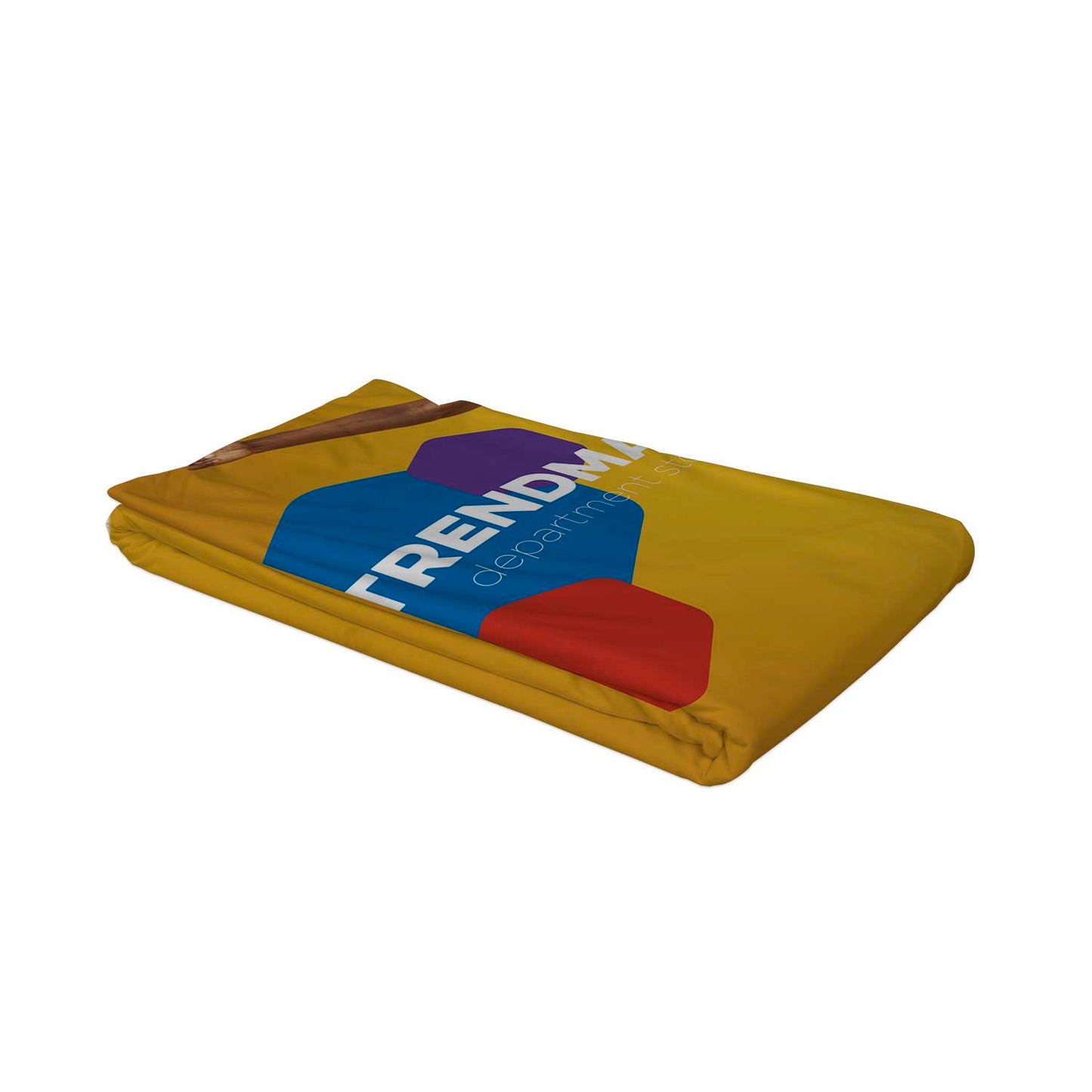 8' Straight Splash Floor Display Face Graphic Panel (Block-Out Fabric)
