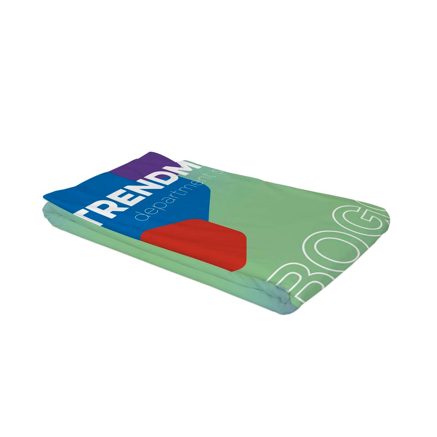 10' Curved Splash Floor Display Wrap Graphic Panel (Block-Out Fabric)