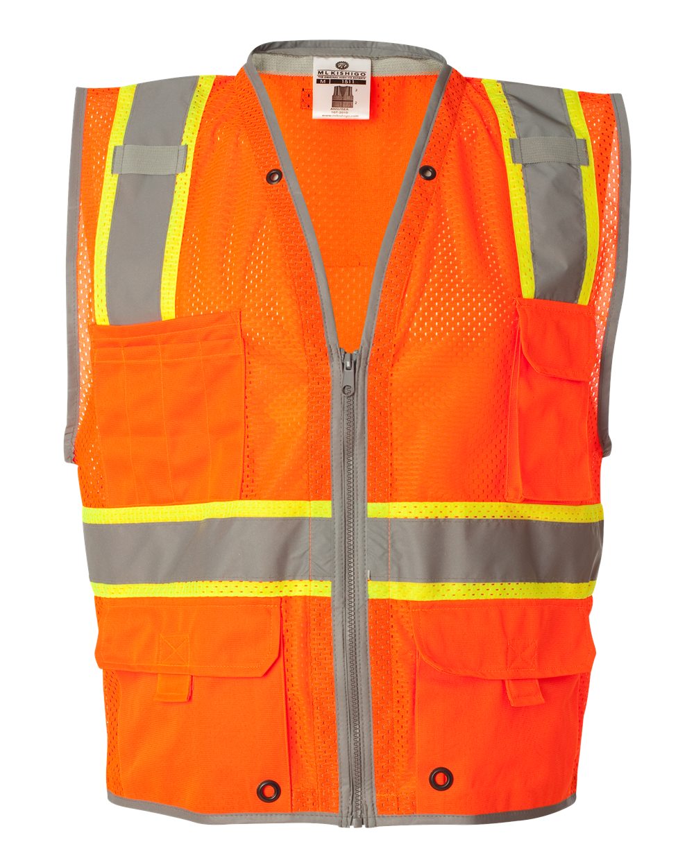 Unisex Premium Brilliant Series® Heavy-Duty Class 2 Vest - 1510-1511