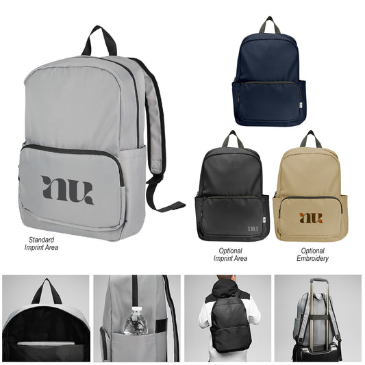BLACK Anywhere rPET Laptop Backpack