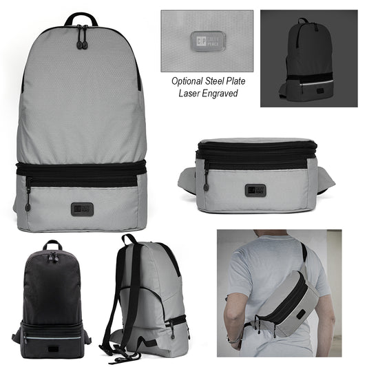 GRAY BrandCharger Combo Eco Backpack