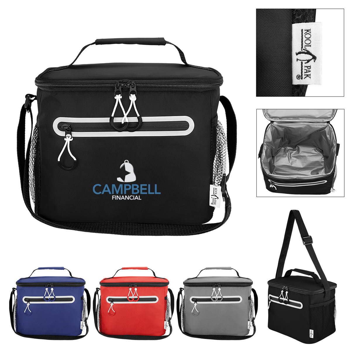 BLACK Kool Pak® 12 Can Cooler Bag