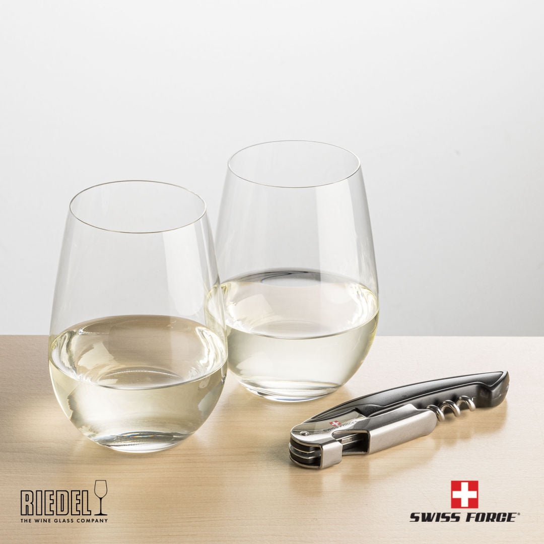 Swiss Force® Opener & RIEDEL Stemless Wine