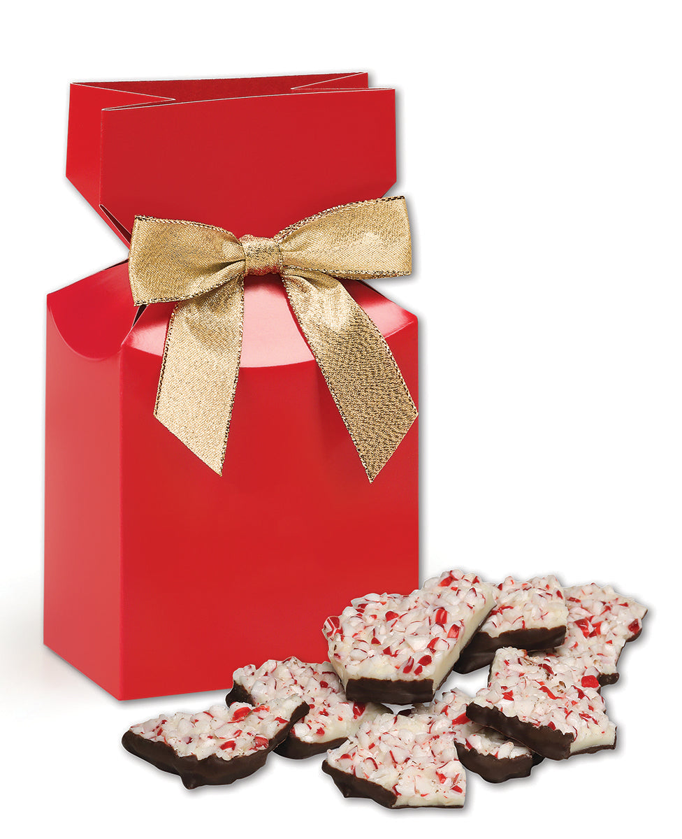 Peppermint Bark in Red Premium Delights Gift Box