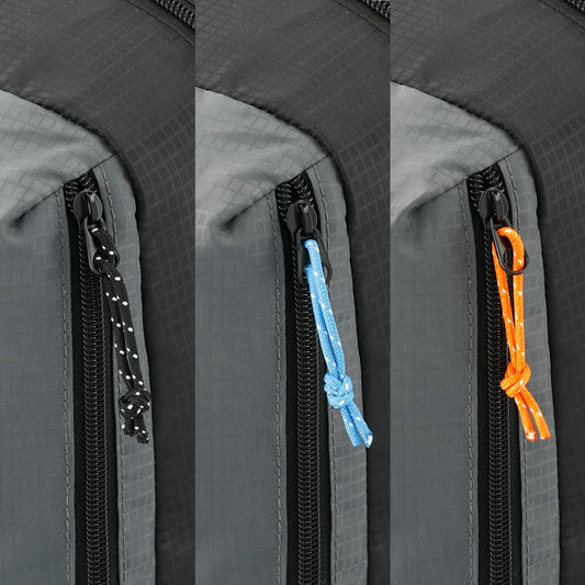 Front View of Black NBN Trailhead Recycled Zippered Tote