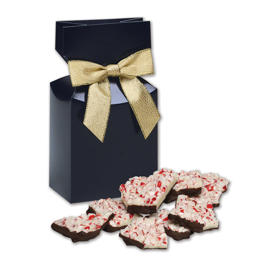 Peppermint Bark in Navy Premium Delights Gift Box