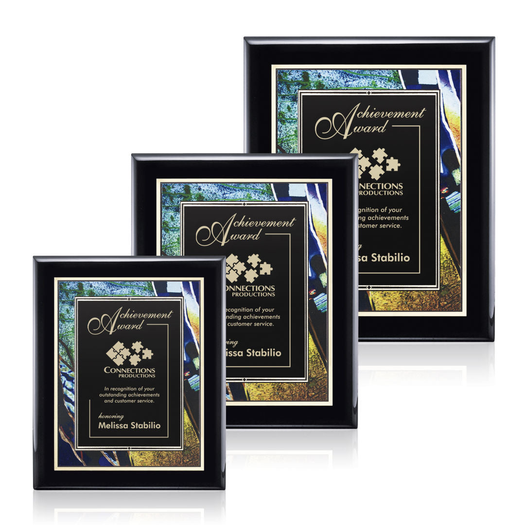 Oakleigh/Verdi Plaque - Black Finish