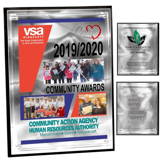 Alumo-Tech Series Plaques(7" x 9" x 1") - Screen Print