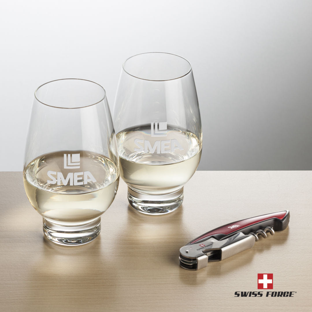 Swiss Force® Opener & Glenarden Stemless Wine
