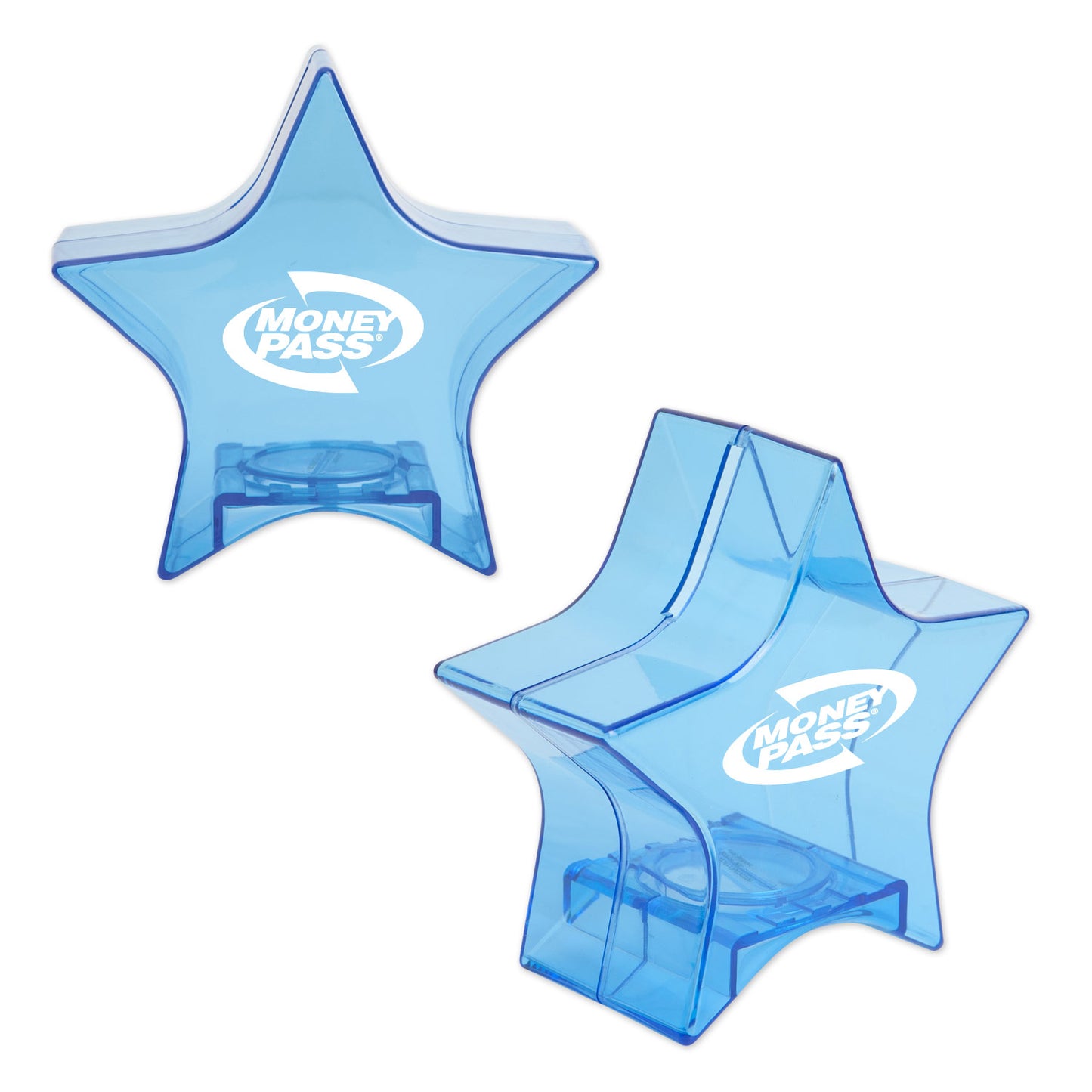 Translucent Blue Translucent Blue Star Bank