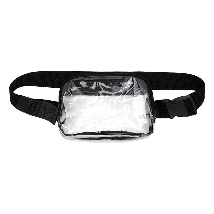 "EVERYWHERE" Clear Stadium Compliant Cross-Body Belt Bag