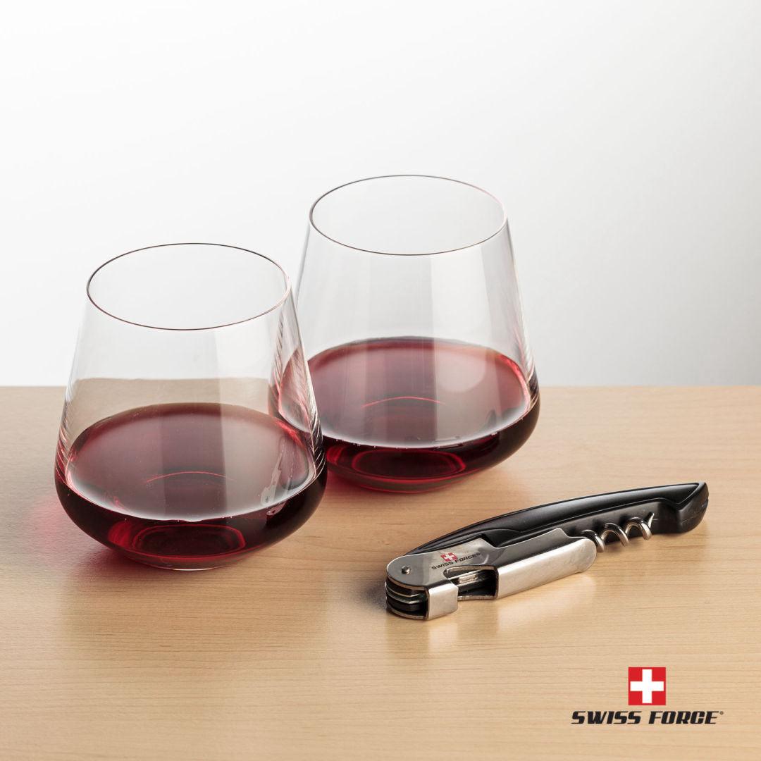 Swiss Force® Opener & Cannes Stemless Wine