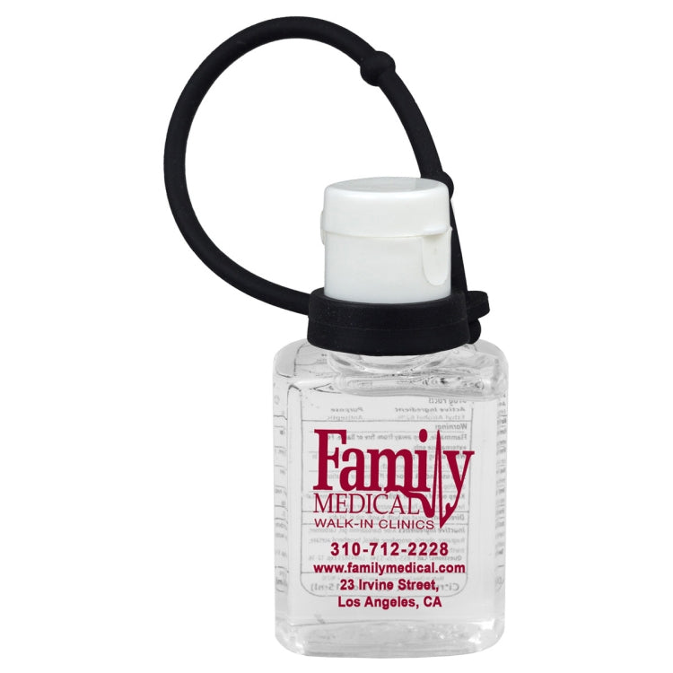 “SanPal S Connect” 0.5 oz Compact Hand Sanitizer Antibacterial Gel in Flip-Top Squeeze Bottle