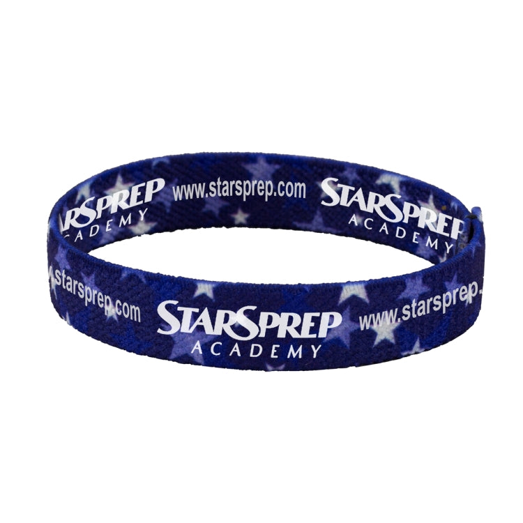 "WRIST TWIST” - 1" Stretchy Elastic Dye Sublimation Wristbands - PhotoImage ® Full Color Imprint