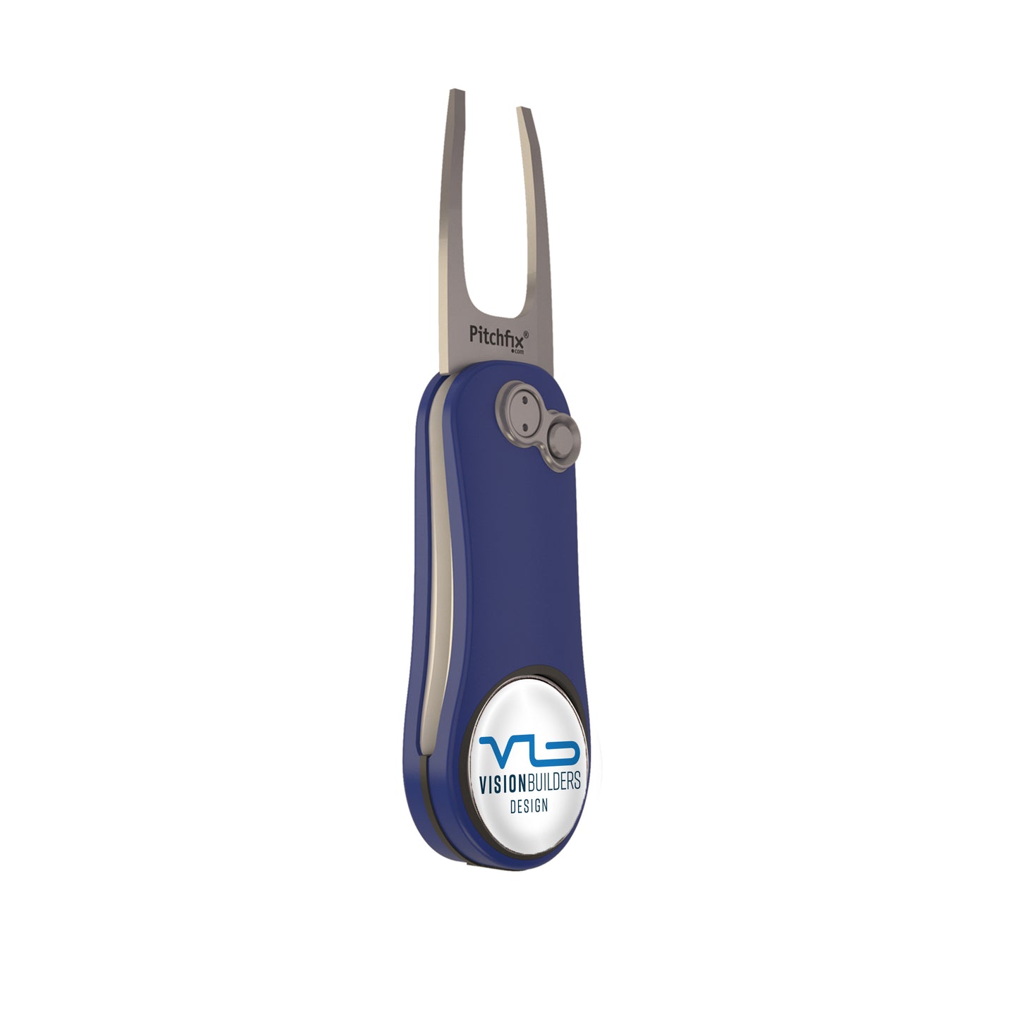 Pitchfix Hybrid 2.0 Golf Divot Tool w/ Custom Ball Marker