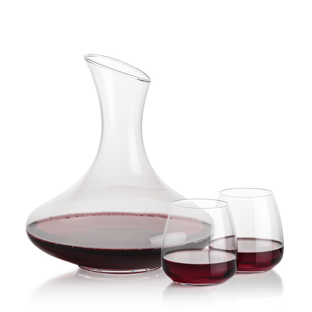 Innisfil Carafe & Hogarth Stemless Wine