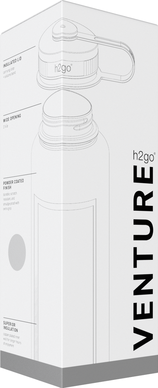 matte black 40 oz h2go venture