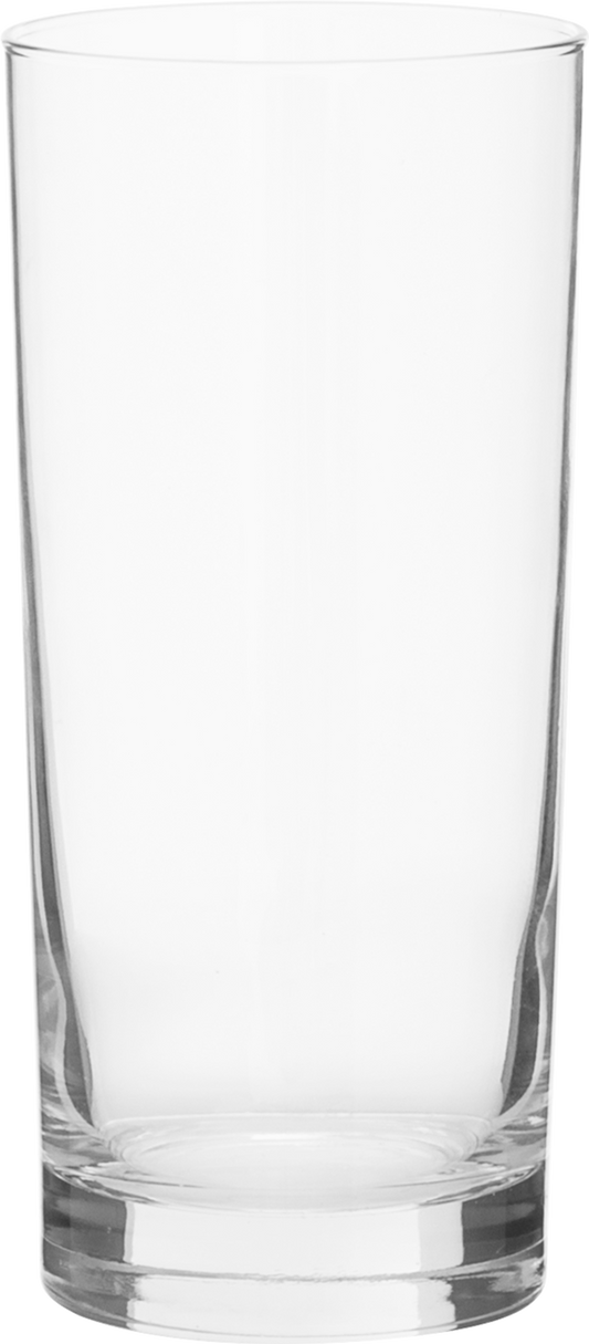 15 oz heavy base glass cooler