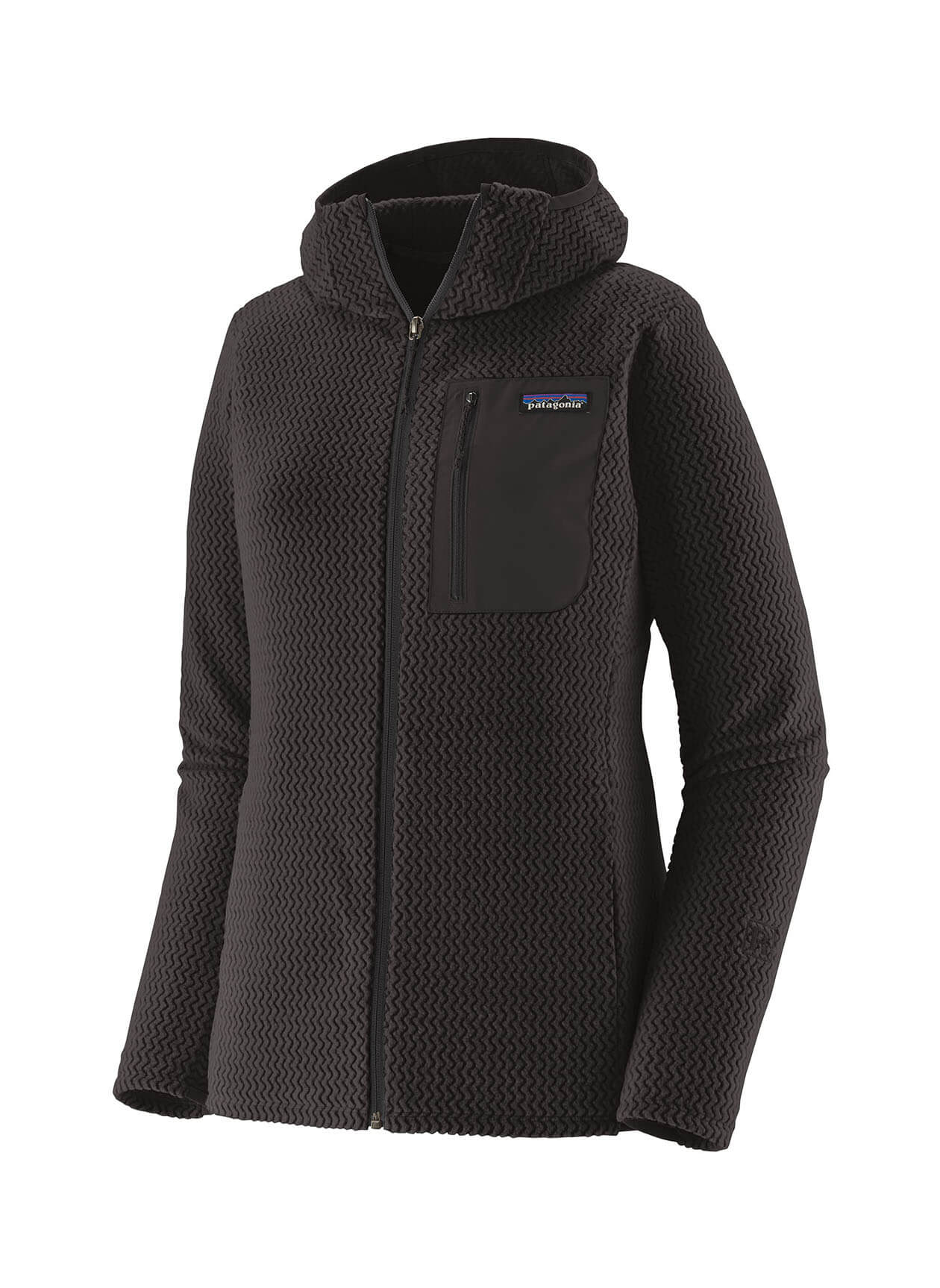 Patagonia Women's R1 Air Full-Zip Hoody - Black - XXS