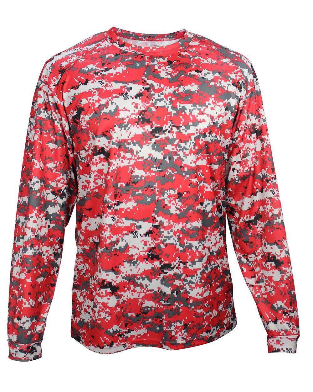 Youth Digital Camo Long Sleeve T-Shirt - 2184