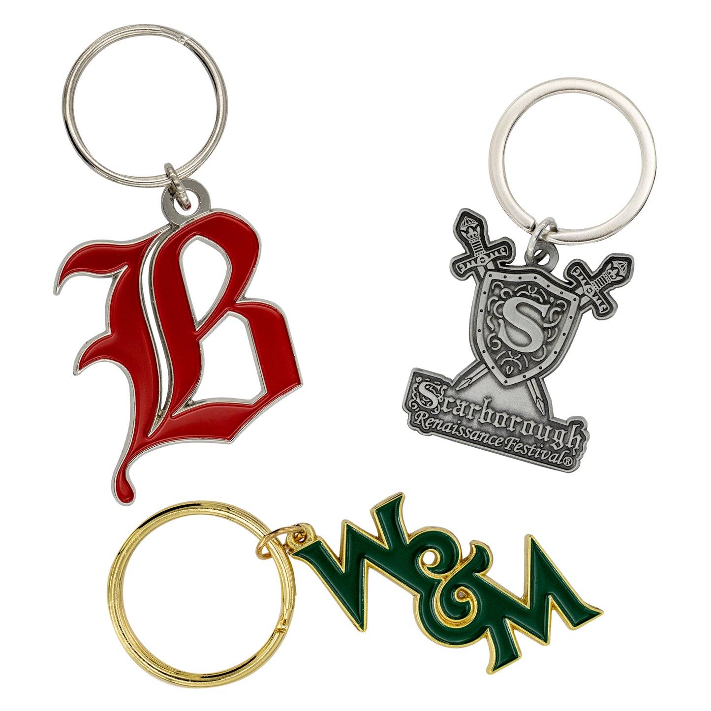 Custom Keytag Die Cast Keychain (1-3/4")