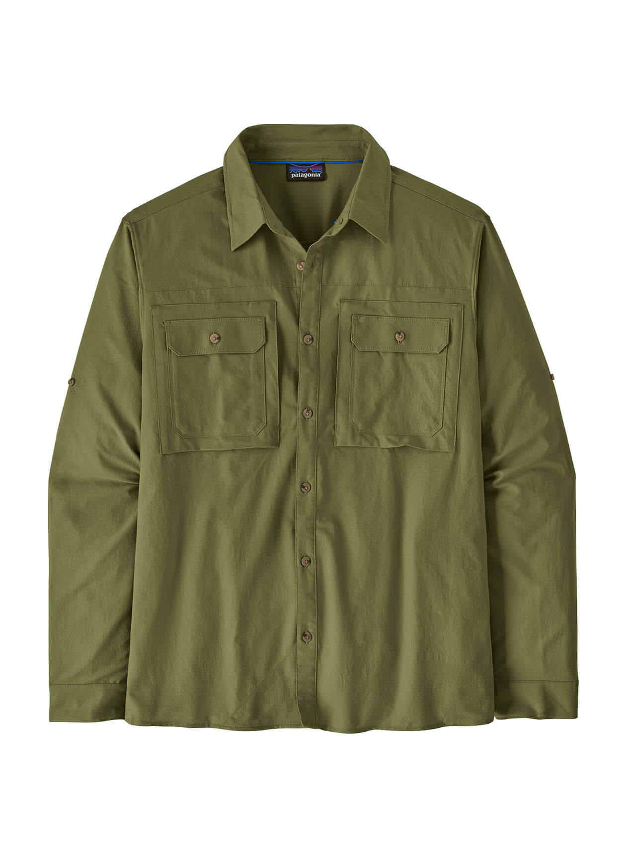 Patagonia Men's Self Guided Long-Sleeve Sun Shirt - Crisp Grey - SM