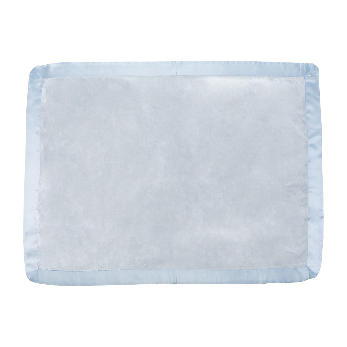 Satin Trim Tahoe Microfleece Baby Blanket