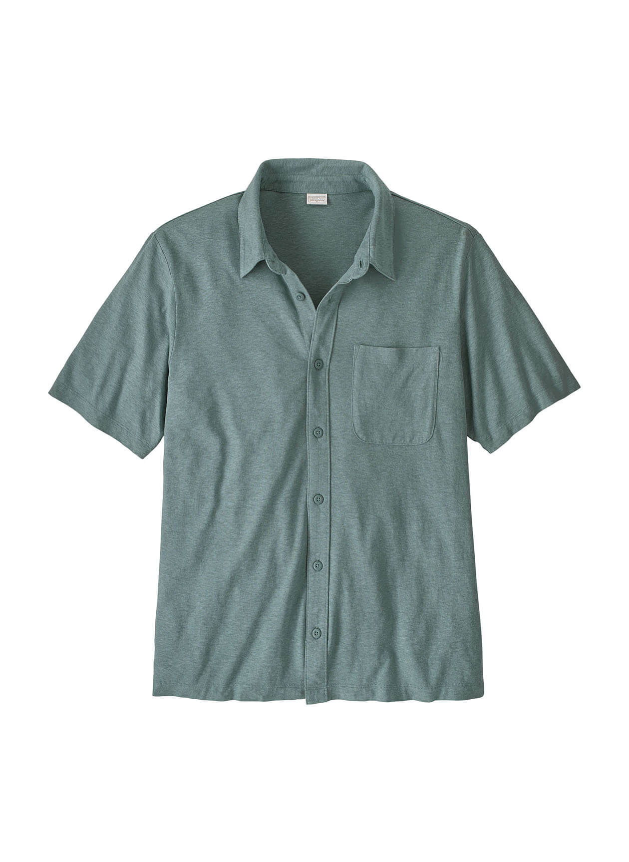 Patagonia Men's Trail Harbor Button Down Knit Shirt - Blue Sage - XS