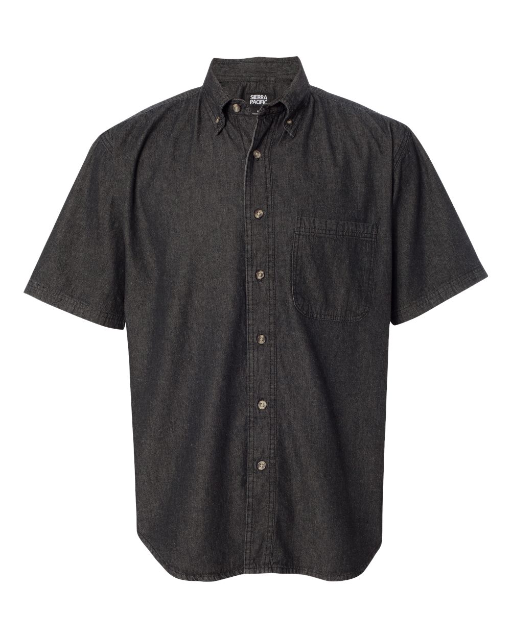 Men's Denim Short Sleeve Shirt - 0211