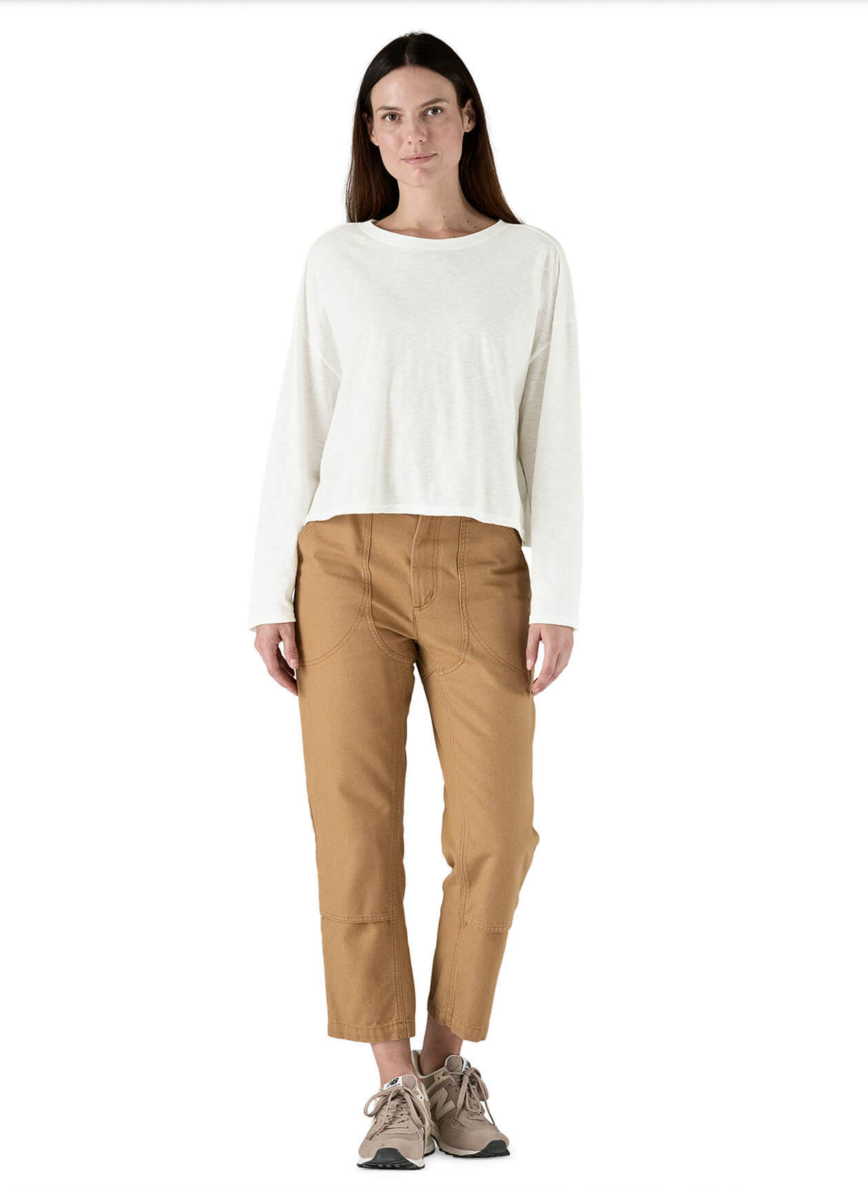 Patagonia Women's Mainstay Long-Sleeve Top - White - XXS