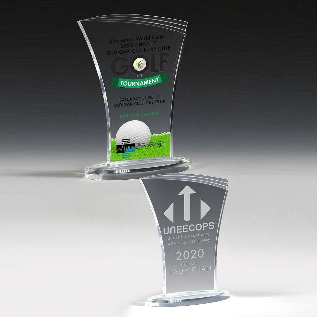 Allure Acrylic Award (6" x 8" x 3/8") - Screen Print