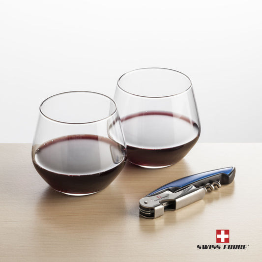 Swiss Force® Opener & Mandelay Stemless Wine