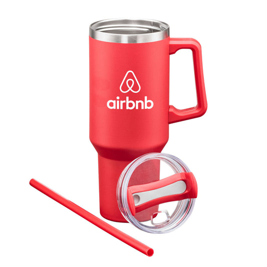 Makena Handle Travel Mug w/Straw - 40oz