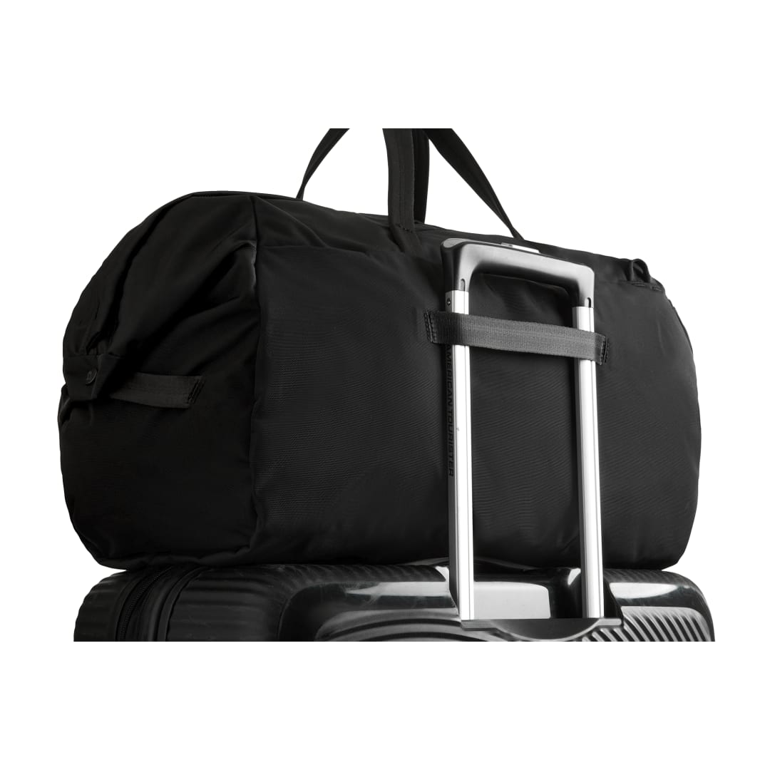Front View of Black Bellroy Classic Weekender 45L Duffel