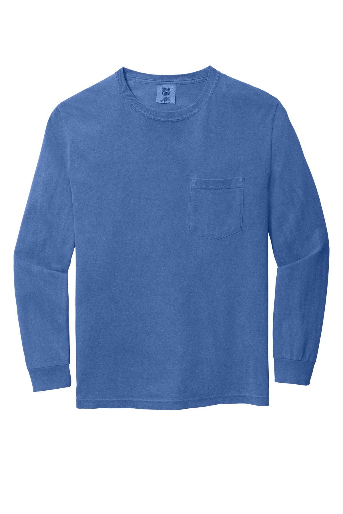 COMFORT COLORS Heavyweight Ring Spun Long Sleeve Pocket Tee. 4410