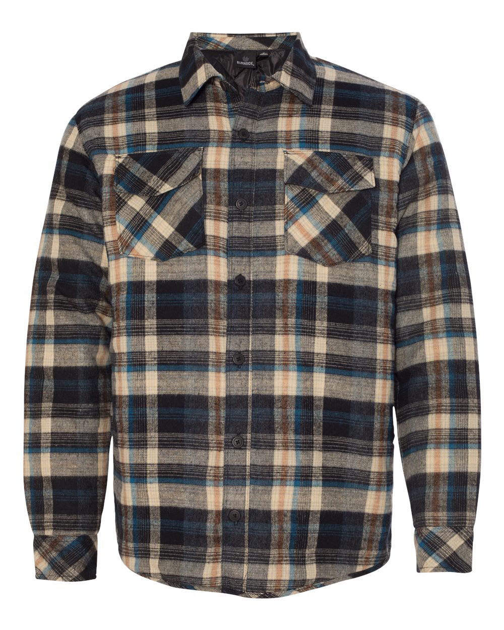 Men's Quilted Flannel Shirt Jacket - 8610