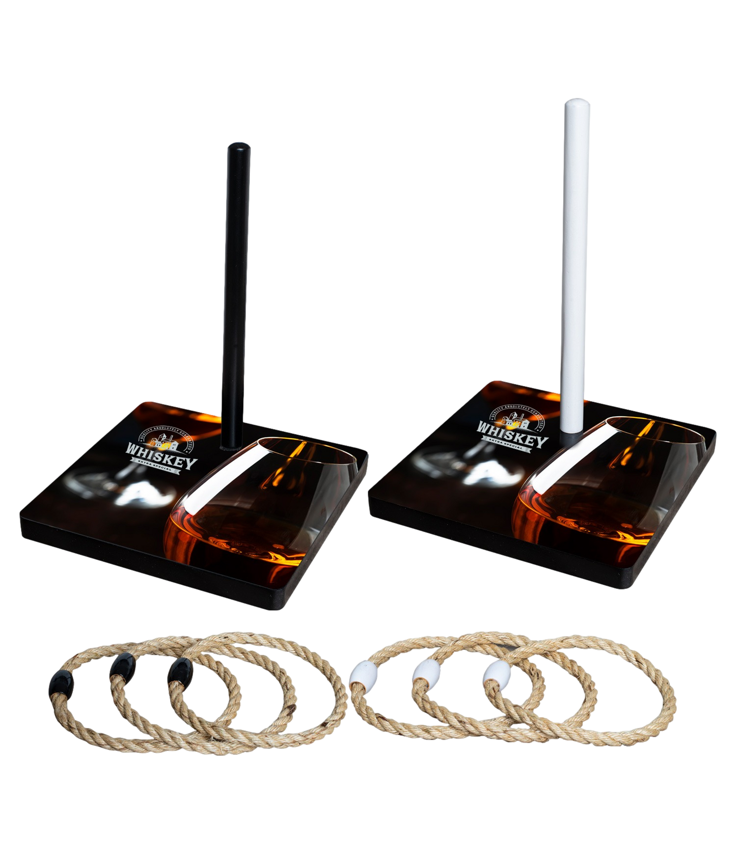 Black / White Ring Toss Game