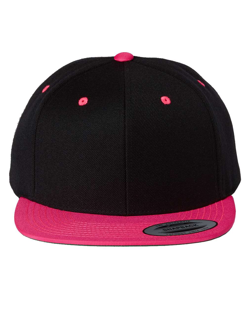 Premium Flat Bill Snapback Cap - 6089M