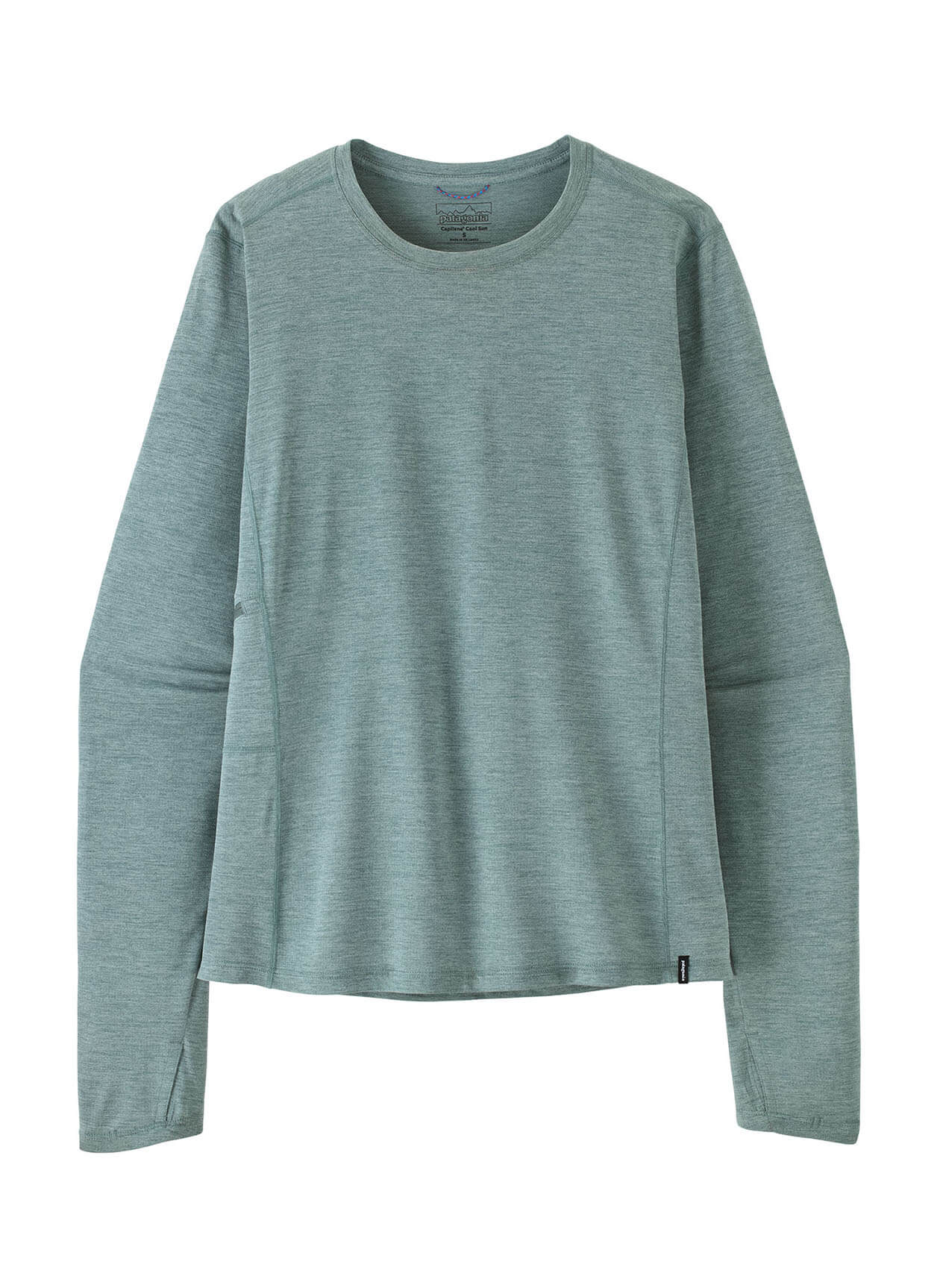 Patagonia Women's Long-Sleeved Cap Cool Sun Shirt - Thermal Blue - Thin Ice X-Dye - XS