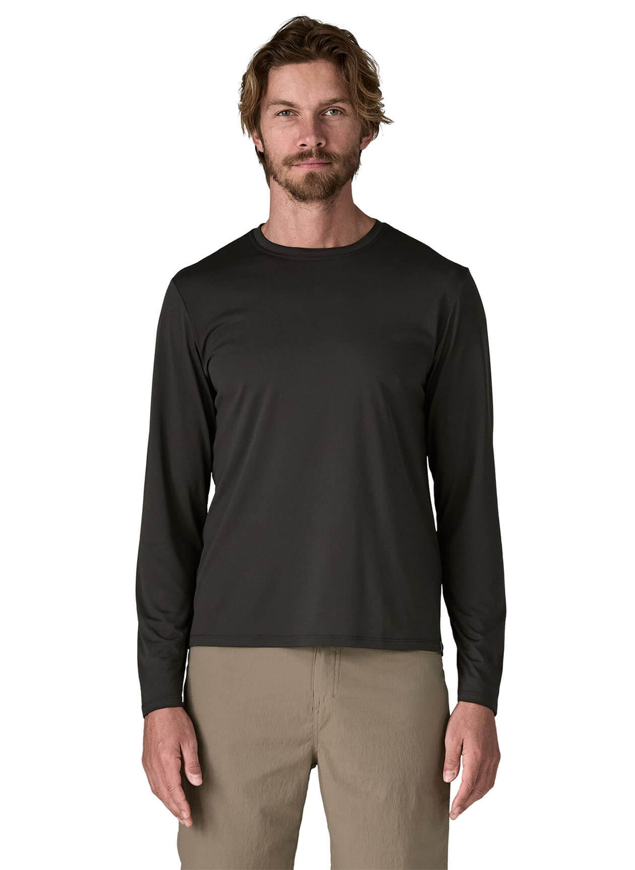 Patagonia Men's Long-Sleeved Cap Cool Daily Shirt - Black - XS