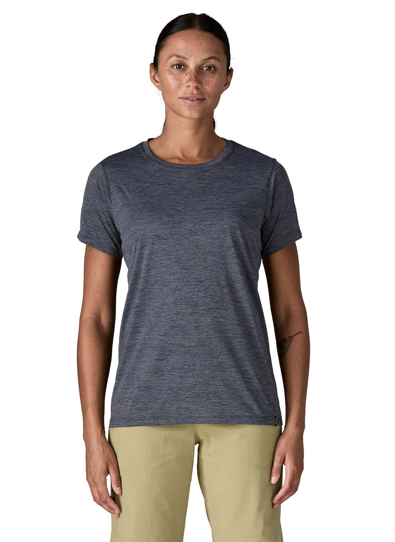 Patagonia Women's Cap Cool Daily Shirt - Smolder Blue - Light Smolder Blue X-Dye - XXS