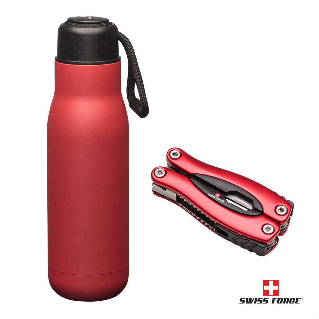 Swiss Force® Bonam Bottle & Multi-Tool Gift Set