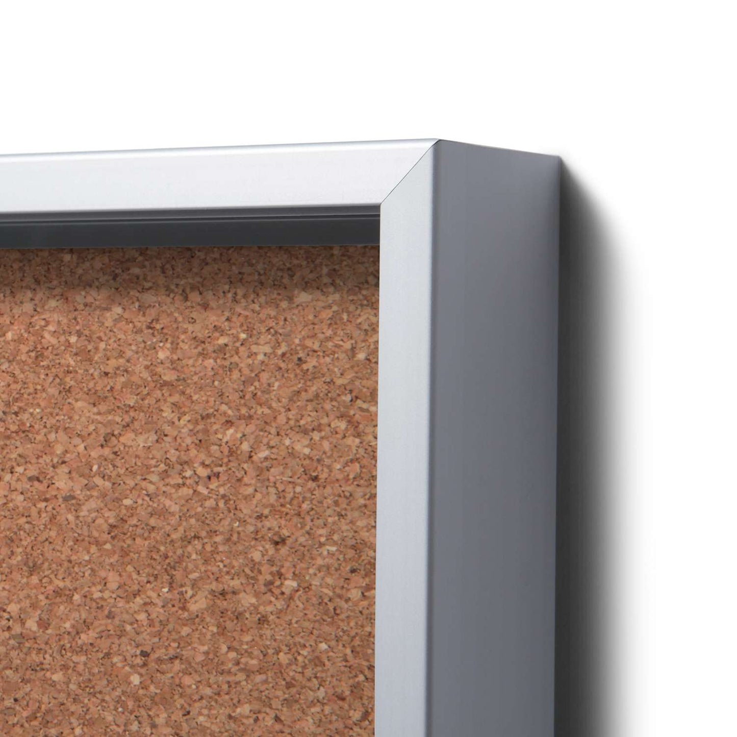 45"W x 38"H Indoor Enclosed Bulletin Board Sliding Door
