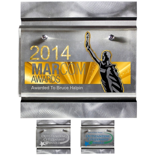 Acclaim Plaque - Laser Engraved - (9" x 9")