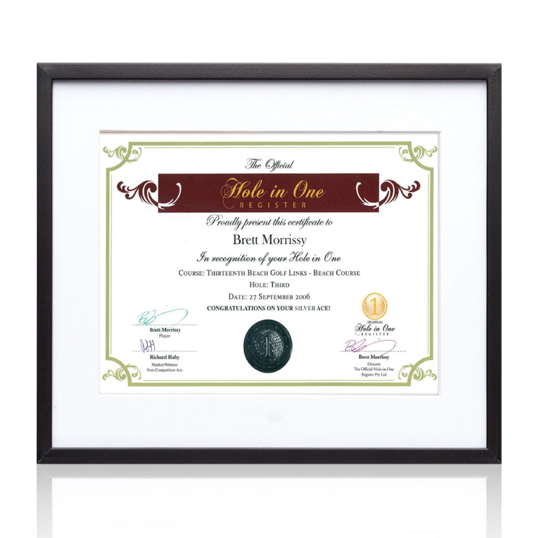 Burnell Certificate Frame