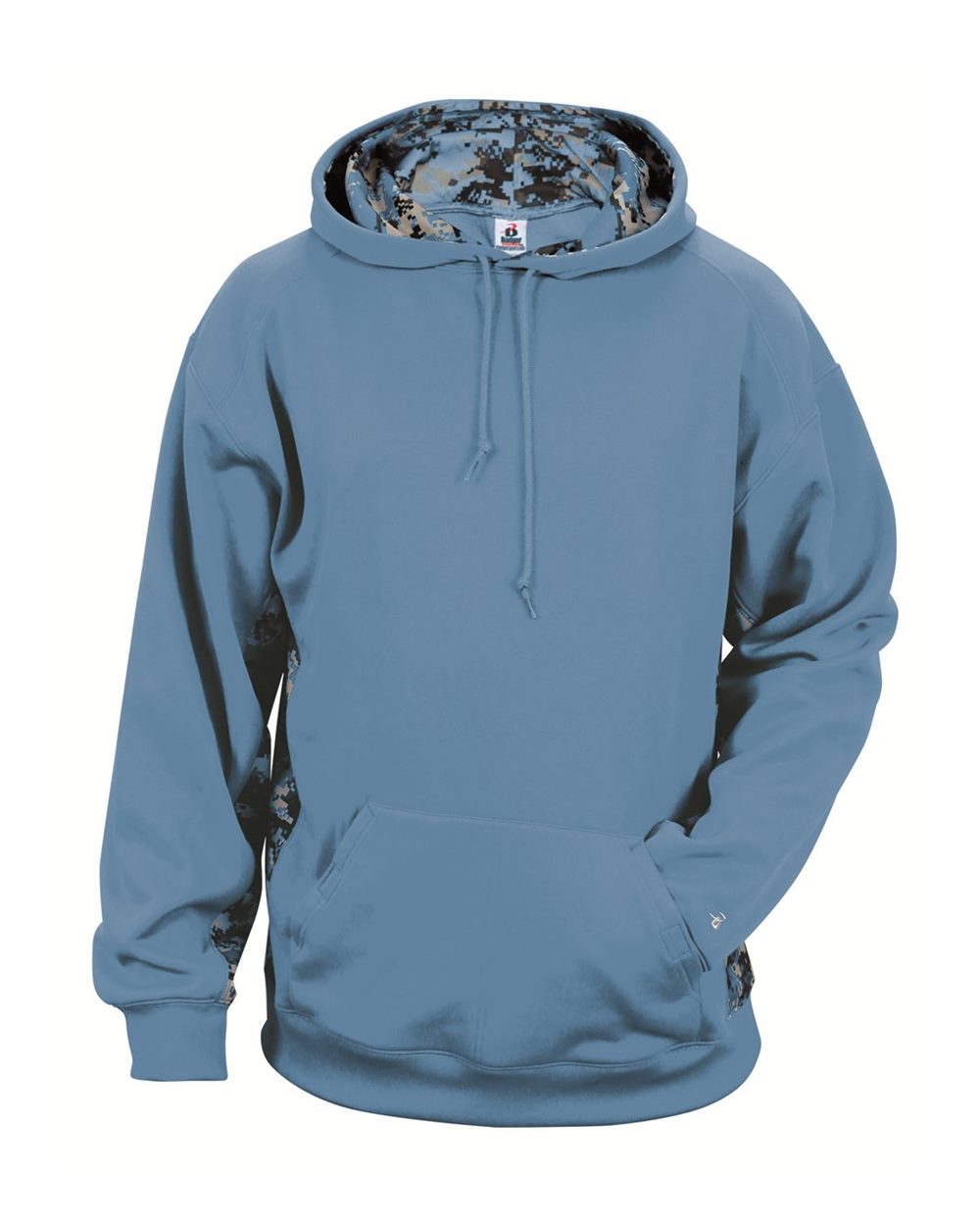 Youth Digital Camo Colorblock Performance Fleece Hooded Sweatshirt - 2464