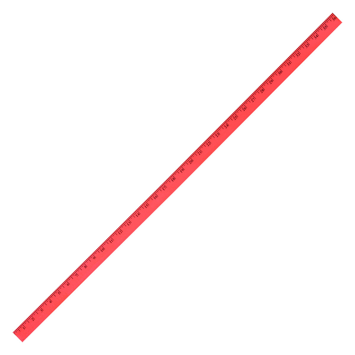 Fluorescent Colorful Enameled Yardstick